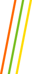 Three colour stripe graphic